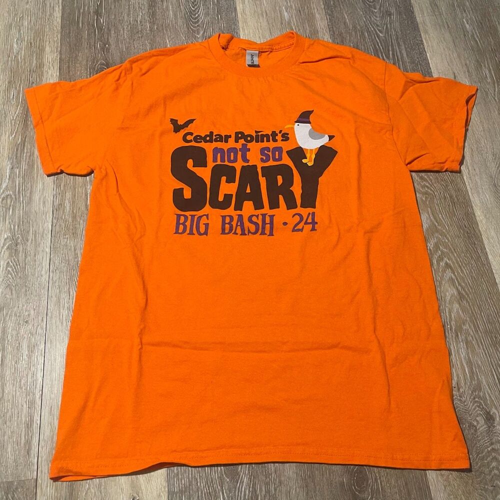 Cedar Point Employee Shirt Event "Not So Scary" Big Bash 2024 Halloween Size M